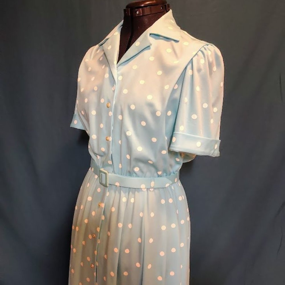 Vintage polka dot dress